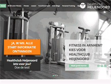 Tablet Screenshot of healthclubheijenoord.nl